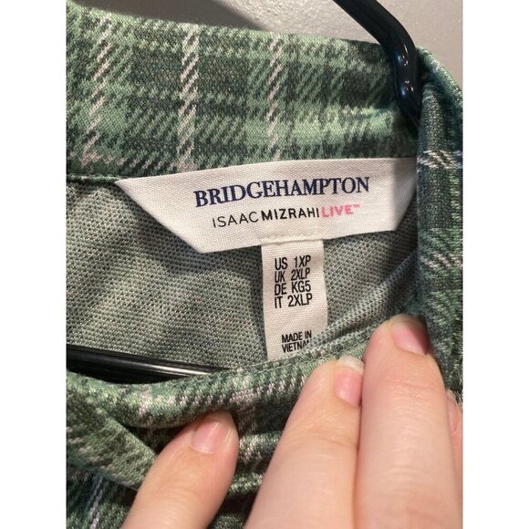 Isaac Mizrahi Live! Green Jacquard Dress – 1X Petite - Picture 4 of 8